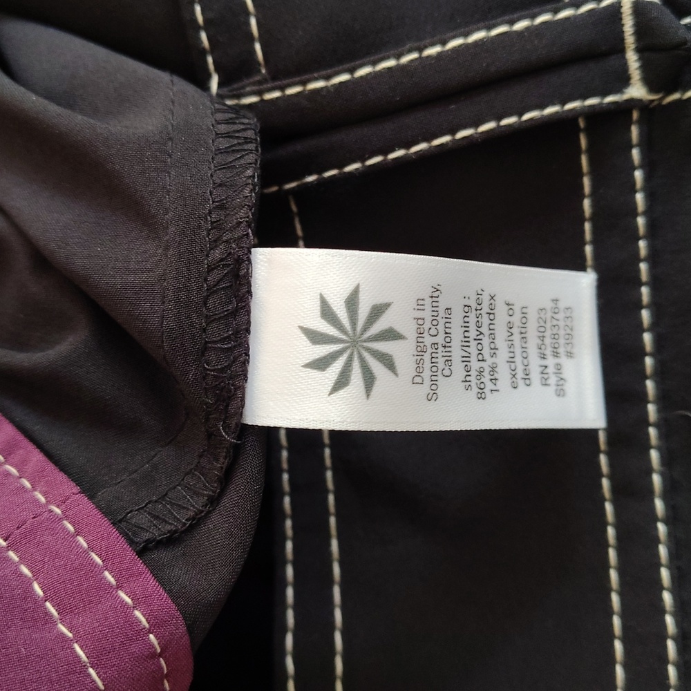 Athleta Whatever Black Pleated Skirt Skort Size 12 - Picture 14 of 16